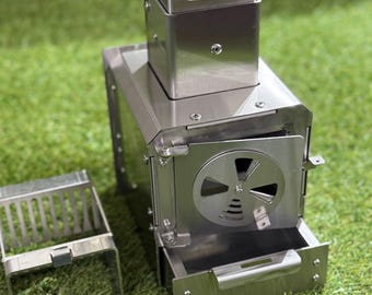 Pellet burner in the stove, fireplace or caldron. Gravity pellet burner for heating! Furnace burners on wood pellets!