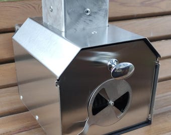 Pelletsbrenner 5 - 15kW ! Brenner mit Schwerkraft Zuführung von Pellets für Holzöfen oder Kamine ! Aus hitzebeständigem Edelstahl!