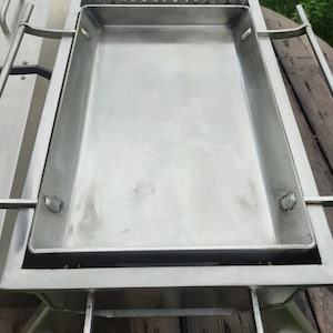 Plancha, grill pan or barbecue pan! Stainless steel fryer!