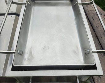 Plancha , Grillpfanne oder Grillpfanne! Friteuse aus Edelstahl !
