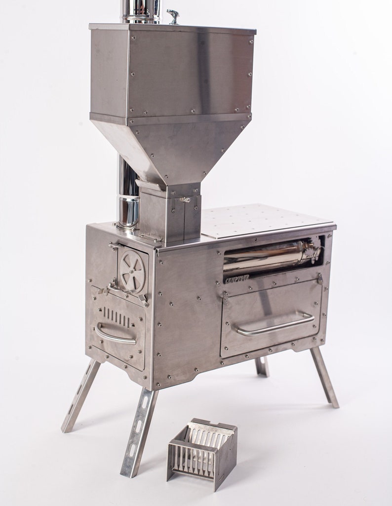 Pellet Stove With Oven and Chimney for Tents and Outdoor - Il 794xN.5607622755 Ou01