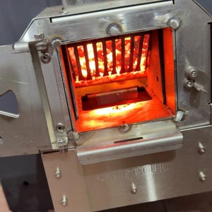 暖炉・ボイラー用バーナー！5～15kWのペレットバーナー！薪ストーブ用ペレット重力供給バーナー！