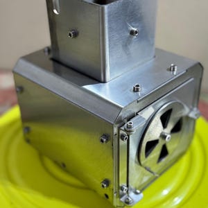 Pellet burner for a mini stove or fireplace! Gravity pellet burner with hopper! Mini burner for 10 kW!
