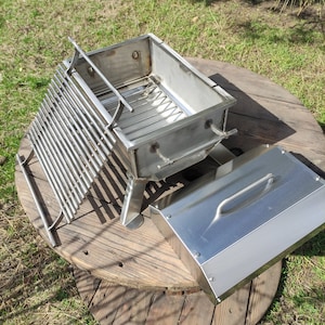 Camping grill! Fire bowl, tabletop grill, barbecue! BBQ!