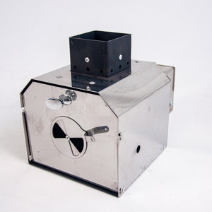 Pellet burner with gravity feed of pellets, which can be installed on any wood stove or boiler! Powerful non-electric pellet burner 10-25KW!