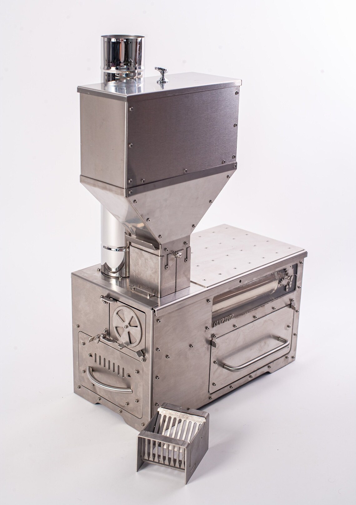 Gravity Feed Pellet Stove With Oven and Cook Top! - Etsy