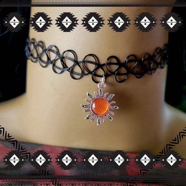 90's Tattoo Chokers: Cute Alternative Choker Necklace