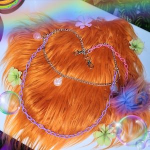 Happy Hippie Belt Chain: Colorful Smiley Face Y2K Belt Accessory
