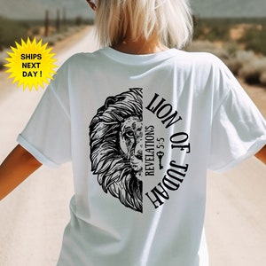 Lion of Judah T-Shirt, Jesus Loves You Shirt, Bible Verse Shirt, Faith Tees, Christian Quotes Tees, Christian Gift Ideas