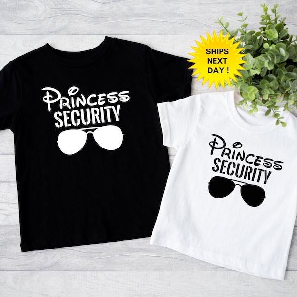 Princess Security Kids T-shirt, Princess Security Toddler Shirt, Infant Princess Security Shirt, Youth Unisex Kids Princess Security T Shirt