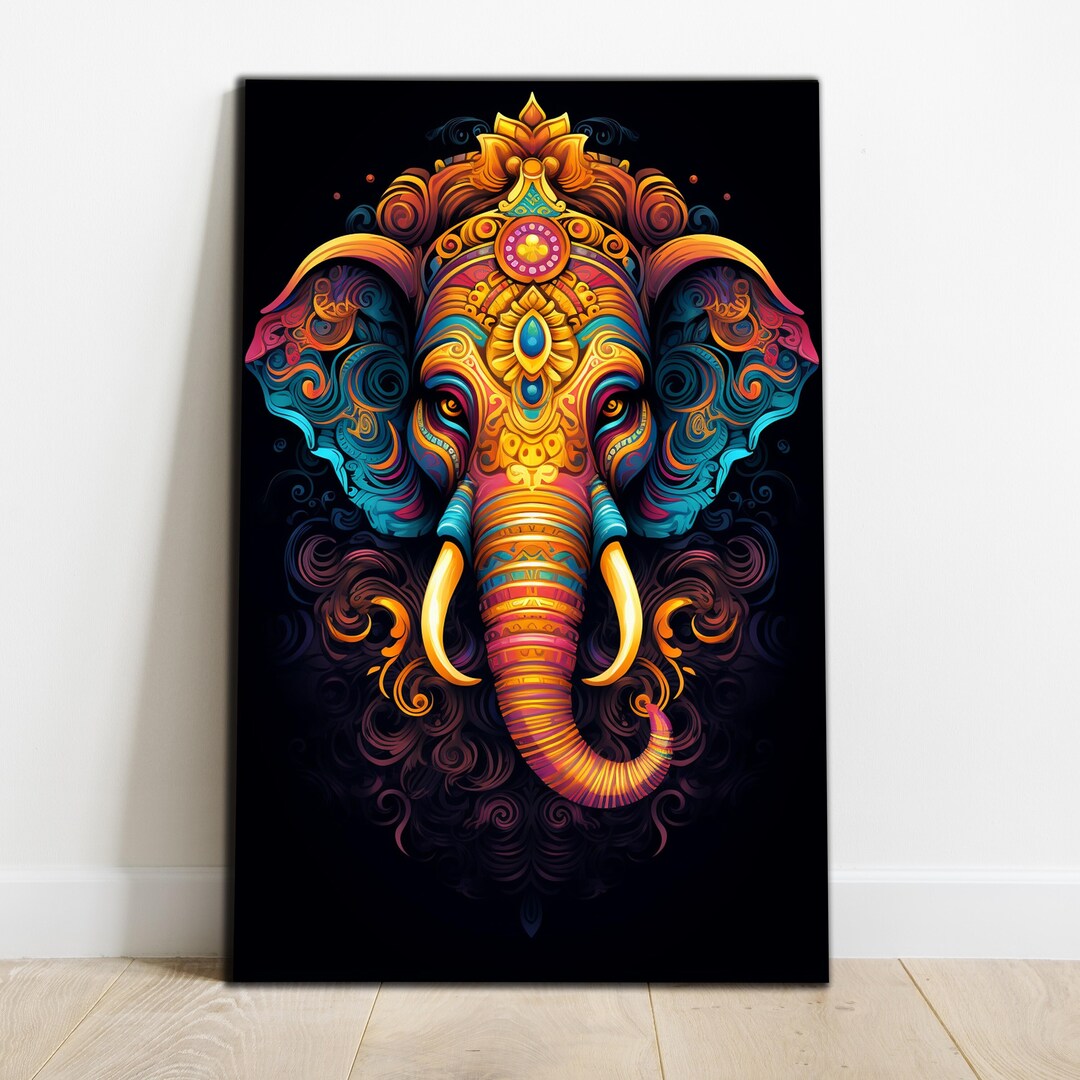 Ganesh Wall Art, Tempered Glass Wall Art, Glass Printing, Extra Large Wall Art, Wall Hangings