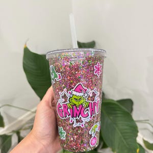 Grinch Snowglobe Tumbler