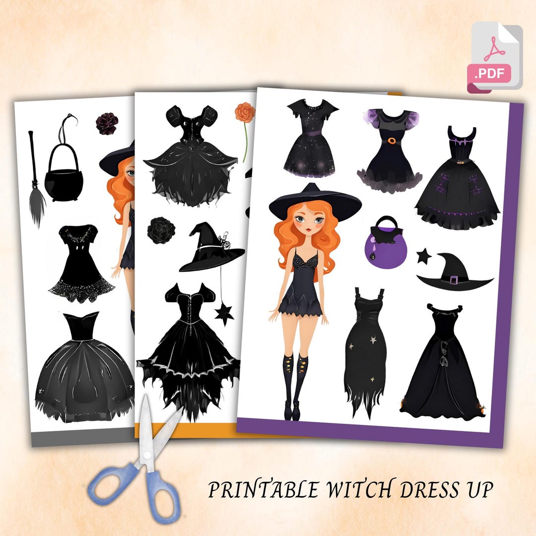 Freepik Pintura De MuÃ±eca Para Halloween Kit De Muñecas De Papel