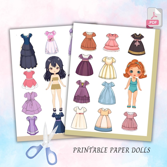 paper dolls to print cut out and dress Printable Paper Dolls: Free Paper Dolls and Clothes for Kids