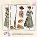 Edwardian Paper Dolls Journaling Kit Printable Scrapbook Craft ...