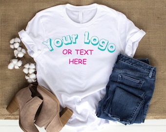 Custom Printed Unisex Cotton Tee: Personalized Design & Text