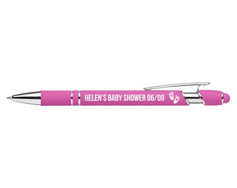 Personalized Rose Gold Pen: Soft Touch Custom Ballpoint Pen