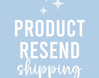 Product Resend - Shipping Fee