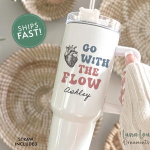 Cardiologist Tumbler 40oz Tumbler with Handle, Personalized Heart Doctor Tumbler, Cardiologist Graduation Gift, Cardiology Gift