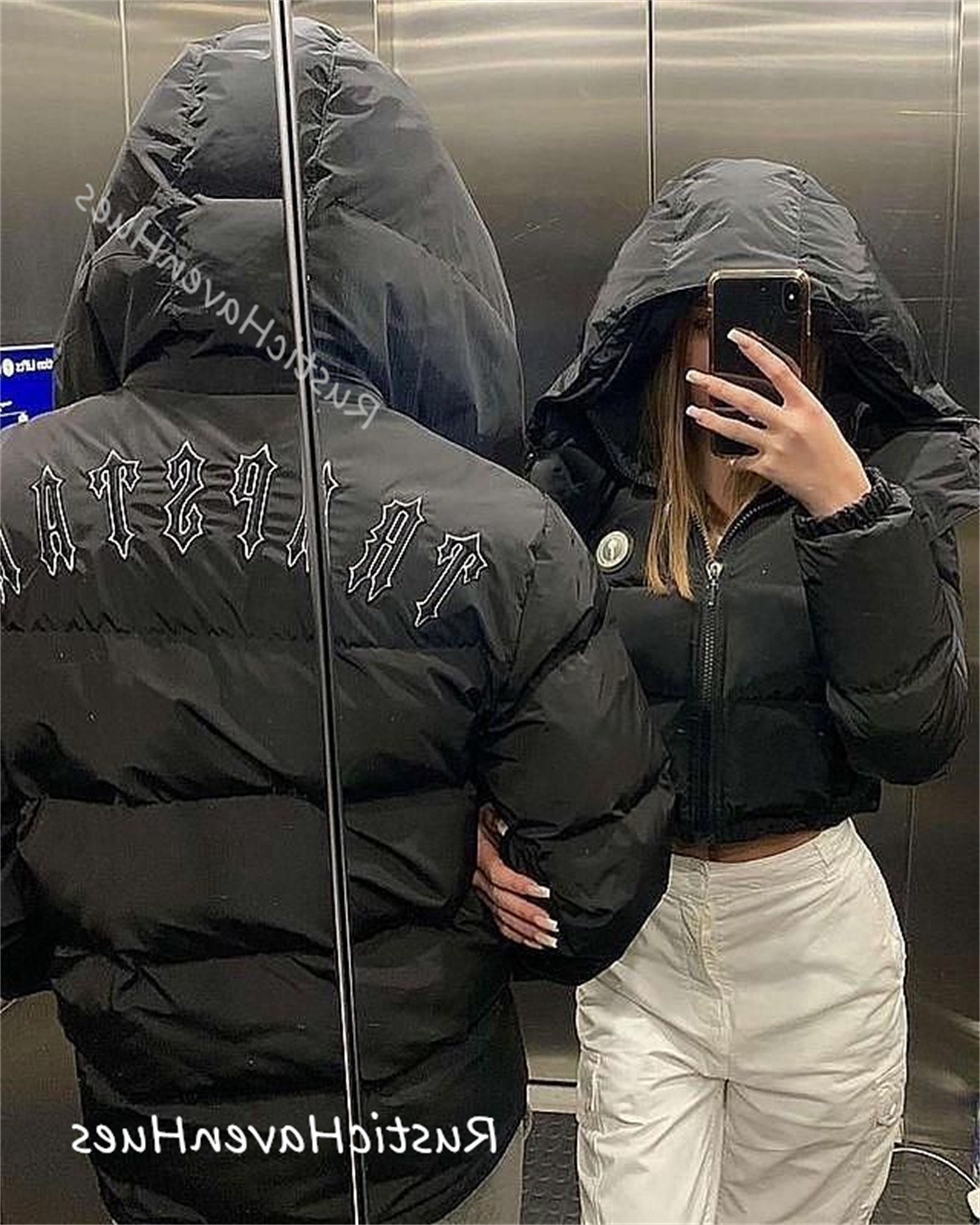 trapstar ice blue irongate bomber jacket