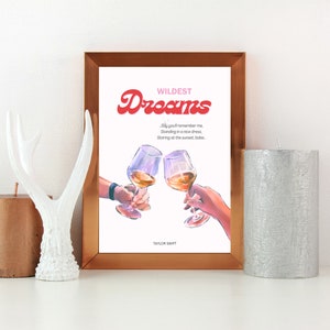 Tay Tay Music Print | Pop | Pop Music | Wall Art | Home Décor | Gift | Present | Music | A5 A4