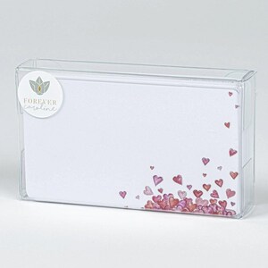 Bridal Shower "Love Notes" Pack of 60 Tiny Heart Cards | Bridal Shower and Wedding Tags, Placecards