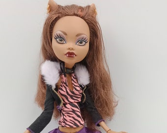 Mattel Monster High Puppe Clawdeen Wolf Frightfully Tall Ghouls XL 45 cm 17"