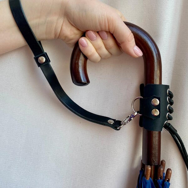 Leather Straps for a Walking Cane Etsy