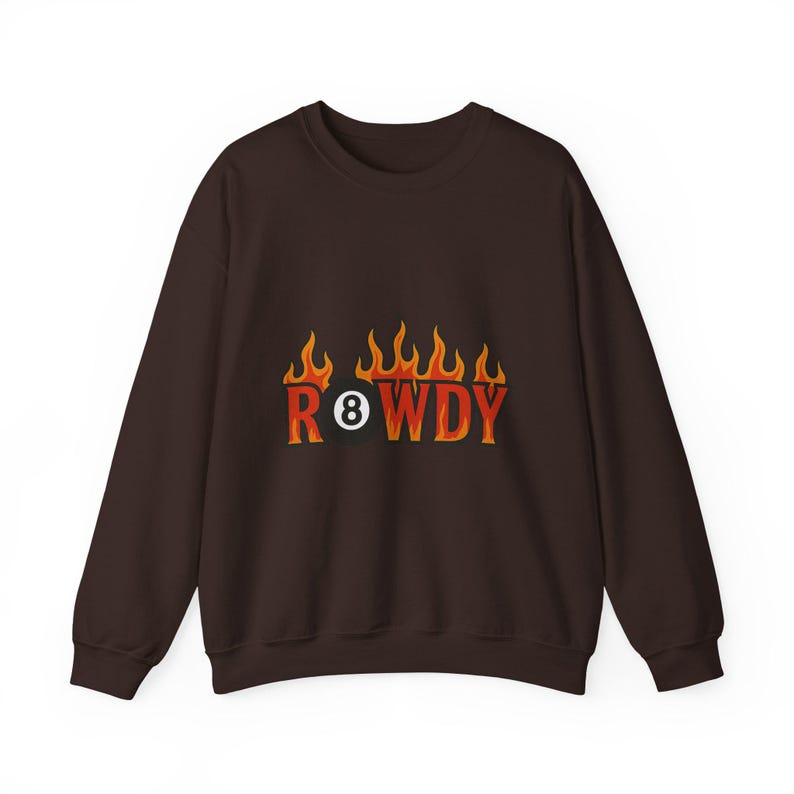 Flaming 8 Ball 'rowdy' PNG Graphic (digital Download) - Etsy