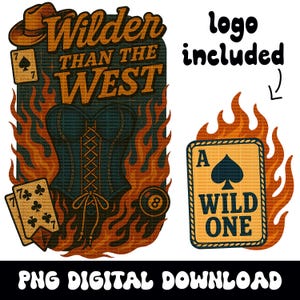 Corsé vaquero con top de vaquera, carta de espadas, bola 8, descarga digital PNG para sublimación de camisetas y DTF.