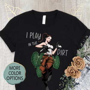 Easily Distracted by Plants Shirt, Funny Plant Lady Shirt, Gardening Shirt,  Cute Gardening Shirt, Funny Plant Shirt, Funny Graphic Shirt 