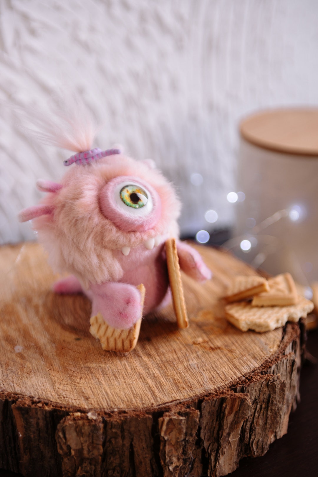 Cute One Eye Monster, Plush Toy, Cute Monster Toy, Collectible Toy