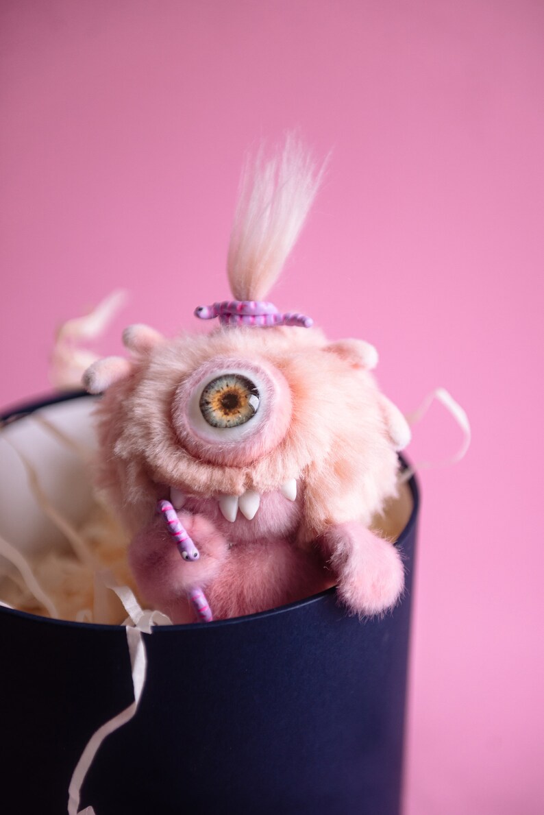 Cute One Eye Monster, Plush Toy, Cute Monster Toy, Collectible Toy