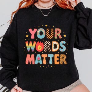 Vos mots comptent Png, orthophonie Png, SLP Png, cadeau d&#39;orthophoniste, orthophoniste Png, SLPA, téléchargement numérique