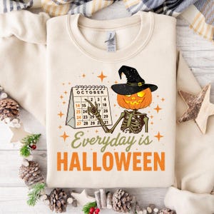 Halloween Shirt Designs, Horror Png, Everyday is Halloween Png, Trendy Halloween, Vintage Halloween png, Halloween Png, Horror, Sublimation