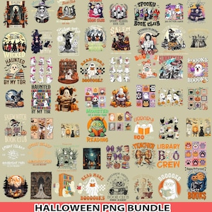 Retro Halloween Png Bundle, Halloween Coquette Png, Halloween Bundle, Spooky Season Png, Fall Png, Trendy Halloween, Halloween Mama Png