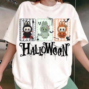 Halloween Labubu Png, Cute Horror Movie Character Png, Labubu Png, Horror Labubu Png, Labubu Spooky, Halloween Labubu Shirt Design