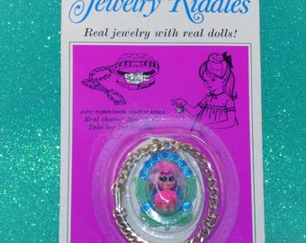 Factory Sealed / New Condition - Vintage 1969 Mattel Liddle Kiddle Jewelry Doll Flower Bracelet