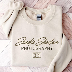 Custom Photographer Shirt, Personalized Photography Name Shirt Unisex Photographer Shirt With Logo Custom Gift for Photographer Tee