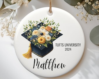 Personalized Graduation Ornament, Personalized Graduation Gift, Keepsake for Graduating, Masters Degree Gift, High School College Graduation