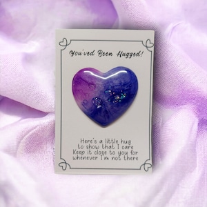 Je bent geknuffeld Pocket Hug Card - Instant Digitale Download Card Pocket Hug Card - Eenvoudig afdrukken en knippen