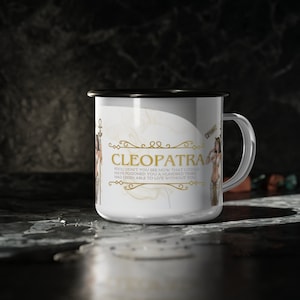 Cleopatra Enamel Camp Cup