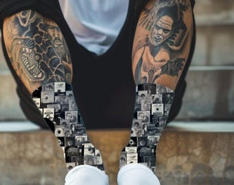 Retro Vinyl Music Crew Socks - Unisex Comfy Fit