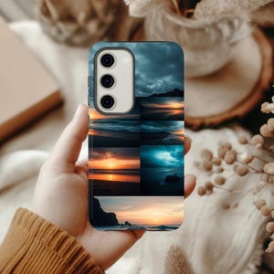 Beach Sunset Samsung Phone Case Ocean Phone Case for Beach Lovers Gift for Her Coastal Photography Samsung Phone Case