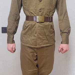 Military soldier&#39;s uniform USSR army WW2