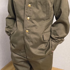 WW2 Soldier&#39;s uniform with shoulder straps Red Army USSR