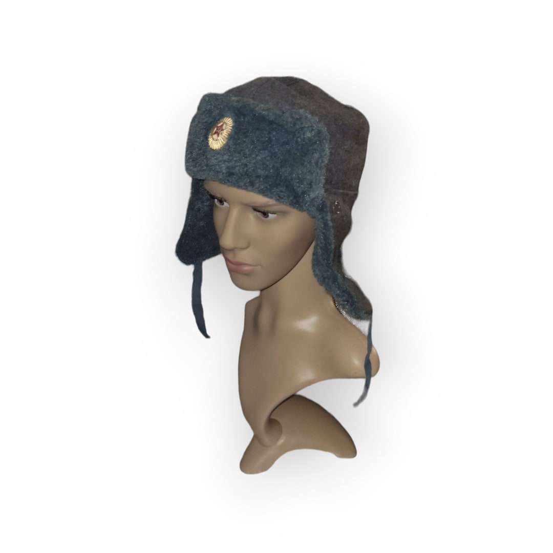Military Winter Hat With Earflaps With USSR Cockade - Etsy