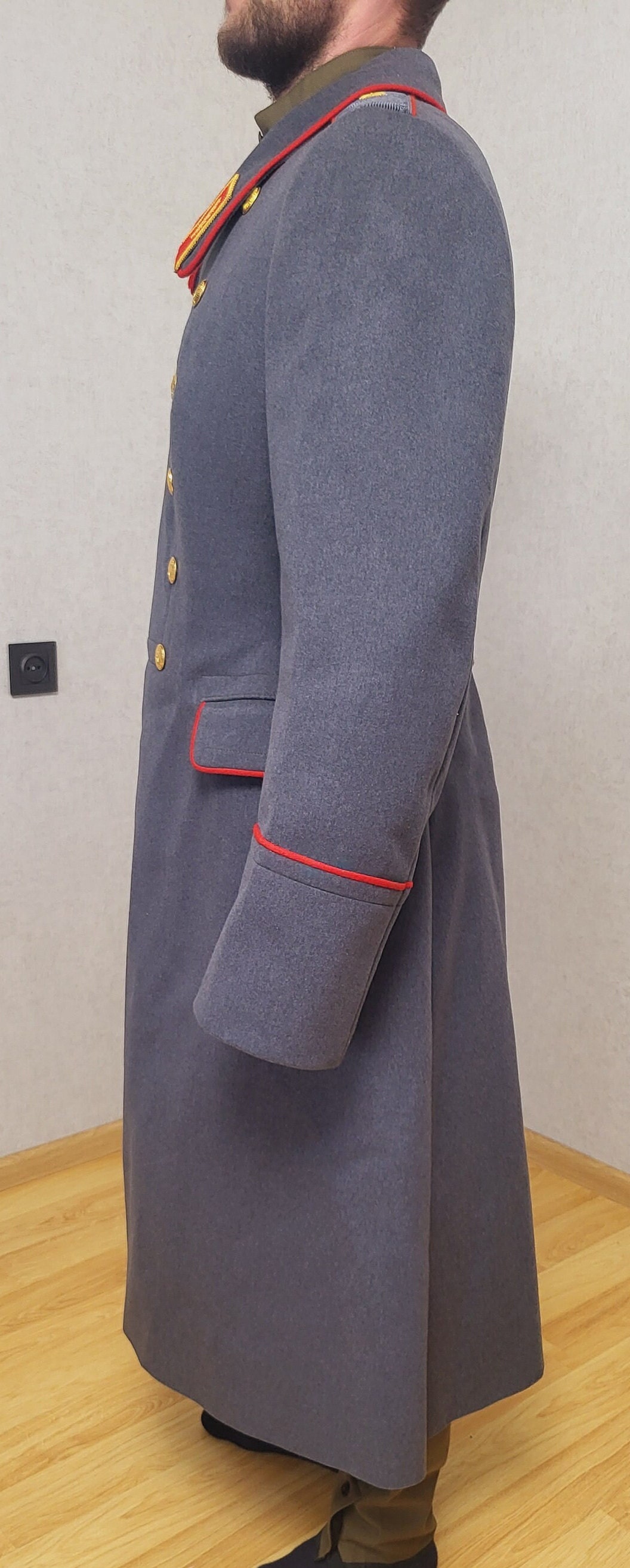 Vintage Rare Winter Wool Coat General Soviet Army USSR - Etsy