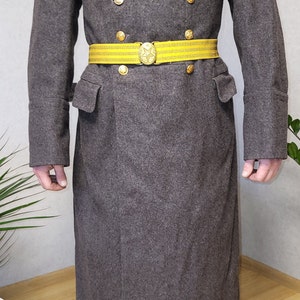 USSR Army Brown Military Wool Casual Coat