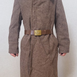 WW2 Military soldier&#39;s woolen coat USSR army